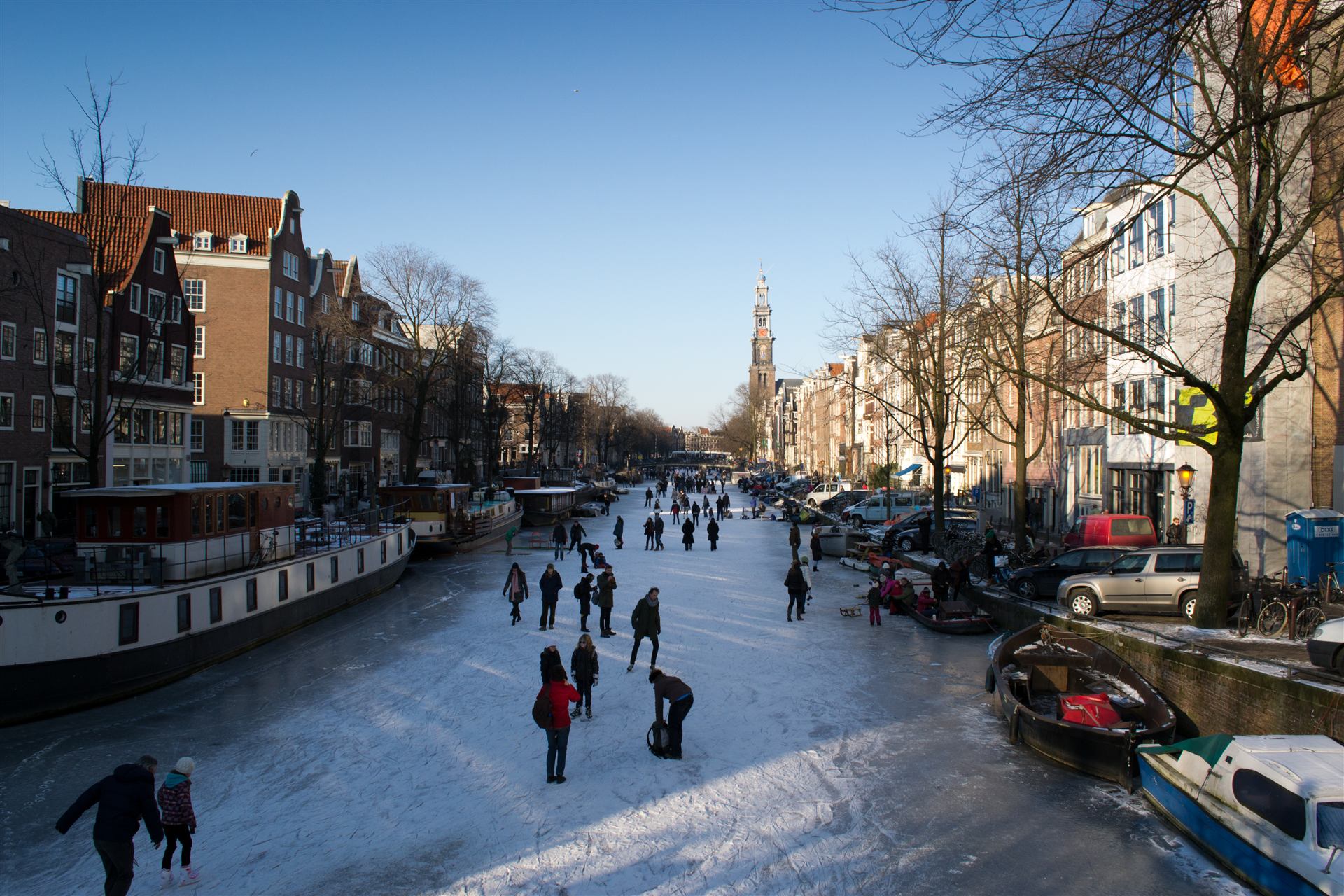 Amsterdam canals and historic architecture