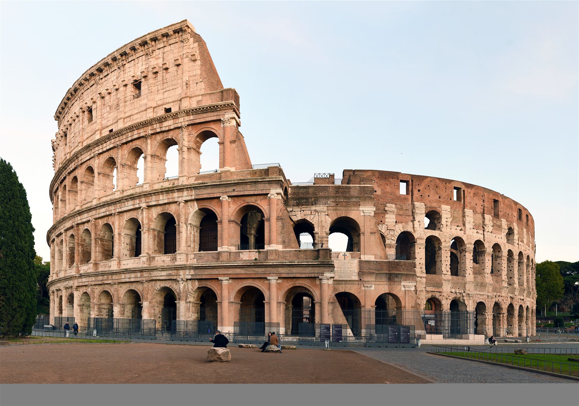 Rome Colosseum and ancient ruins